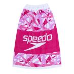 Speedo( скорость ) полотенце Stack Wrap Towels tuck полотенце на липучке S плавание унисекс SE62004 розовый 