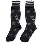 SPAZIO(スパッツィオ) Starロングソックス(sk-0051) (02.ブラック, 25-27cm)