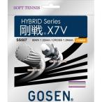  Gosen (GOSEN) soft теннис -тактный кольцо s Gou битва X7V silver gray SS507