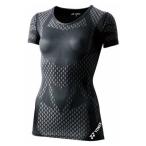 (ヨネックス)YONEX テニス・バトミントンウェア Uネック半袖シャツ STBA1506 [レディース] STBA1506 007 ブラック M