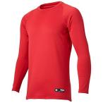 DESCENTE(デサント) 丸首長袖アンダーシャツ 野球用 メンズ レッド Mサイズ STD-657