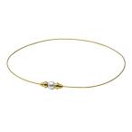 phiten(ファイテン) ネックレス freeasy RAKUWAネック ワイヤー ゴールド 45cm