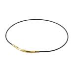 phiten(ファイテン) ネックレス RAKUWAネック ダイヤモンドカット ゴールド 40cm