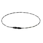 phiten(fai тонн ) колье RAKUWA шея тросик EXTREME Tornado черный / кашемир серебряный 43cm