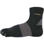 (アールエル ソックス) R×L SOCKS メリノソックス 5本指タイプ (1011) ブラック×チャコール TRR32G 1011 (1011) ブラック×チャコール XS