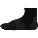 (アールエル ソックス) R×L SOCKS 5本指 ランニングソックス TRR-34G TRR-34G 1013 ブラック/グレー S