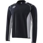 アンブロ(UMBRO) トレーニングトップ UAS2660 BLK ブラック/シルバー O