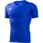 アンブロ(UMBRO) S/S パワーインナー Vネックシャツ（ブルー） UAS9701-BLU BLU L