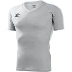 アンブロ(UMBRO) S/S パワーインナー Vネックシャツ（シルバー） UAS9701-SLV SLV M