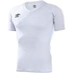 アンブロ(UMBRO) S/S パワーインナー Vネックシャツ（ホワイト） UAS9701-WHT WHT O