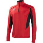 アンブロ(UMBRO) FREE-WAY ハーフジップトップ UBS2730 SRED シグナルレッド/ブラック M