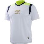 アンブロ(UMBRO) GACH1 DRY-SONIXプラクティスシャツ UBS7729 WHT ホワイト/Fイエロー/ネイビ XO