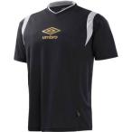 アンブロ(UMBRO) ジュニア プラクティスシャツ UBS7729J BLK ブラック/ウルフシルバー 160
