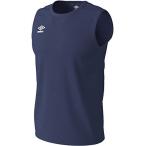 [アンブロ] Tシャツ WRワンポイントノースリーブクルーシャツ ボーイズ NVY：ネイビー M
