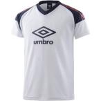 アンブロ(UMBRO) ジュニア ロゴグラフィックプラクティスシャツ UUJNJA52 WNV ホワイト/ネイビー 140