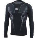 アンブロ(UMBRO) TR 長袖インナーシャツ byG UUUOJM02 BLK ブラック O