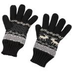 キャプテンスタッグ(CAPTAIN STAG) アウトドア用 手袋 防寒 ジャガードグローブシンサレート入り