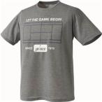 [プリンス] テニスウェア Tシャツ WU9004 [ユニセックス] チャコール杢 (167) 日本 S (日本サイズS相当)