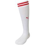 PUMA(プーマ) ストッキング 901393 1604 メンズ 紳士 (15)ホワイト/プーマレッド 25-27