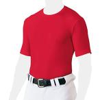 ZETT(ゼット) 野球 アンダーシャツ クルーネック 半袖 ライトフィットタイプ レッド(6400) L BO1810