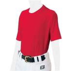 ZETT(ゼット) 少年野球 アンダーシャツ クルーネック 半袖 ライトフィットタイプ レッド(6400) 130 BO1810J