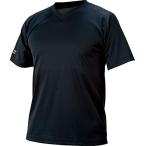 ゼット(ZETT) 野球 ベースボールVネック半袖Tシャツ ブラック SS BOT635