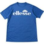 (エレッセ)ellesse テニスウェア 半袖プラクティスロゴクルー EM08106 [メンズ] EM08106 PB プリンセスブルー L