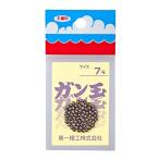 第一精工 釣り用オモリ ガン玉50円 7号 22042 ブラック