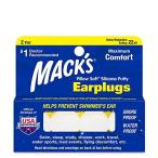 Macks Pillow Soft Silicone Earplugs ソフトシリコン耳栓 2ペア入り 5EP