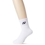 (ヨネックス)YONEX テニスウェア ハーフソックス 19122 [メンズ] ホワイト (011) 25~28cm