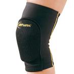 D&M(ディーアンドエム) 膝サポーター バレーボール 膝用 10mm 薄型 パッド付 大人用 1個 日本製 ブラック×ゴールド Mサイズ D-810