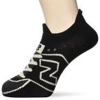 [ニューバランス] スニーカー柄ソックス JASL8222 メンズ BK(ブラック) XL