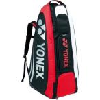 YONEX(ヨネックス) スタンドバッグ(リュック付) テニスラケット2本用 BAG1619 ((187)ブラック×レッド)