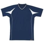 ZETT(ゼット) ベースボールVネックシャツ BOT760A ネイビー×ホワイト(2911) S
