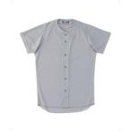 ZETT(ゼット) 野球 ユニフォーム シャツ (ダブルメッシュ) BU1051 シルバー XO