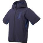 DESCENTE(デサント) 野球 トレーニングウェア 半袖 ハイブリッドジャケット NV M DBMNJF31