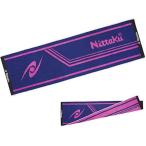ニッタク(Nittaku) 卓球 ラインスポーツタオル ブルー×ピンク 今治産 NL9235
