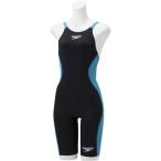 Speedo(スピード) 競泳水着 レディース ニースキン Drake ドレーク LZR CORDURA FINA 承認モデル SCW11905F ブラック×ピーコックブルー KP M