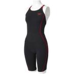 Speedo(スピード) レディース 競泳水着 練習用 スパッツスーツ SD56N01 レッド M
