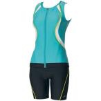 Speedo(スピード) レディース フィットネス水着 セパレーツ SD56Z312 ミックスバリブルー M