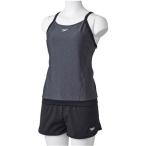 Speedo(スピード) レディース フィットネス用 水着 Aqua Gym ウイメンズセパレーツ SD57S37 ミックスブラック(XK) M