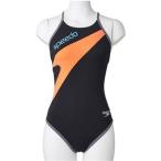 Speedo(スピード) レディース トレーニング用 水着 トレインカットスーツ SD57T03 サイレンレッド(SR) S