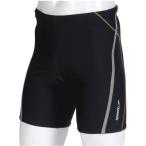 Speedo(スピード) メンズ フィットネス水着 スパッツ SD80S38 ブラック×ゴールド M