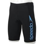 Speedo(スピード) メンズ フィットネス水着 スパッツ SD85S63 ブラック×ターコイズ O
