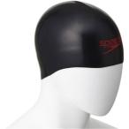 Speedo(スピード) スイムキャップ スイミングキャップ 競泳用 FASTSKIN3キャップ SD92C51A ブラック×レッド(KR) S