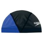 Speedo(スピード) スイムキャップ メッシュ SD94C70 ブラック×ブルー L