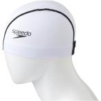 Speedo(スピード) スイムキャップ スイミングキャップ トレーニング用 メッシュキャップ SD97C40 ホワイト(W) M
