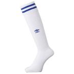 アンブロ(UMBRO) プラクティスストッキング UBS8210 WBU ホワイト/ブルー 19-21cm