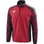 アンブロ(UMBRO) TR 裏起毛サーモハーフジップ UUUOJF32 MRED マンチェスターレッド L