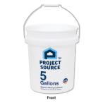 Project Source ведро 5 галлон (20L) белый / шкала . имеется 